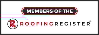 Members of the Roofing Register logo with circular K emblem