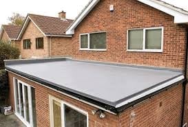 Felt flat roof